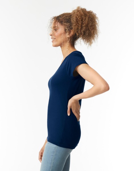 Softstyle Women`s V-Neck T-Shirt  
