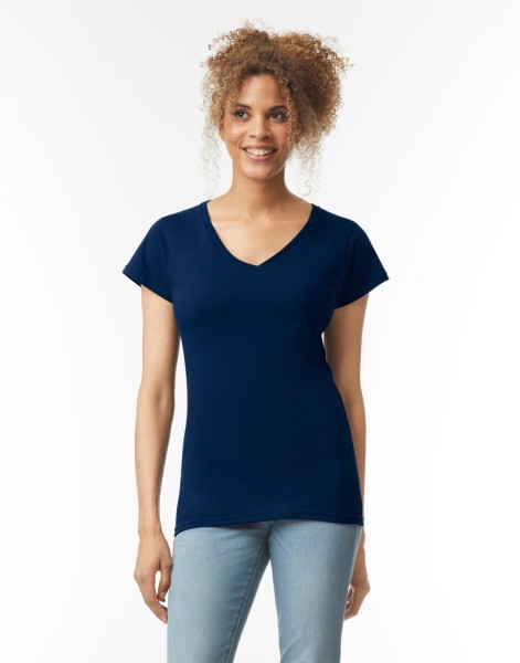 Softstyle Women`s V-Neck T-Shirt  