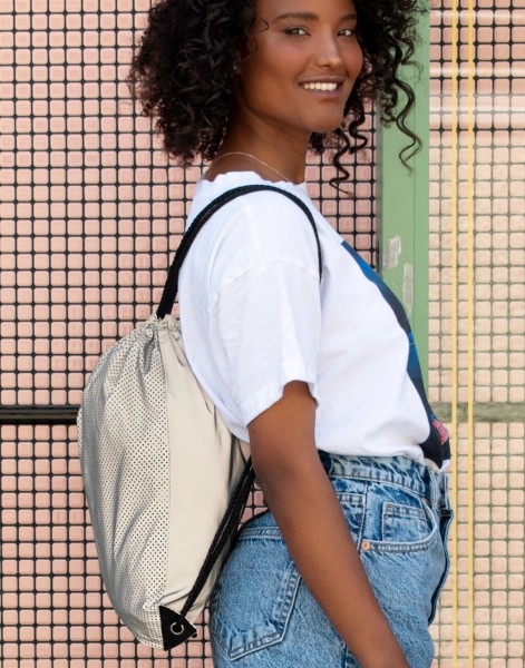 Stafford Reflective Drawstring Backpack  