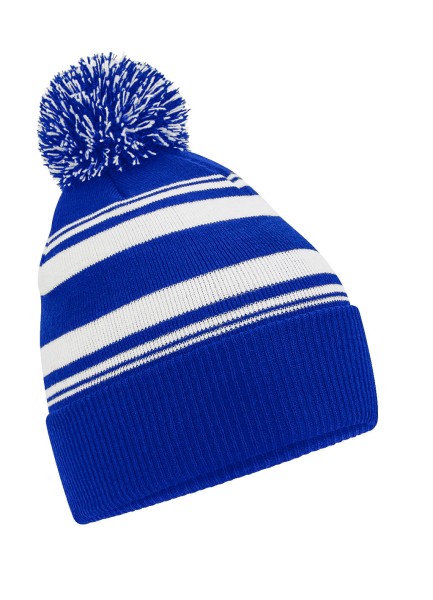 Striped Fan Beanie  