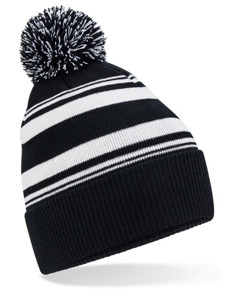 Striped Fan Beanie  