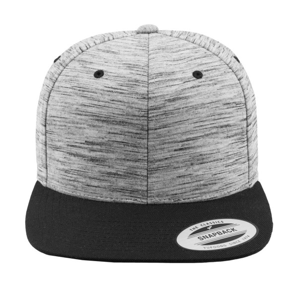Stripes Melange Crown Snapback  