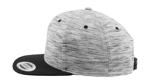 Stripes Melange Crown Snapback  
