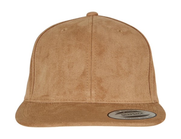 Suede Leather Snapback  