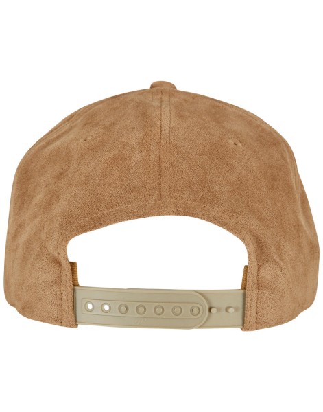 Suede Leather Snapback  