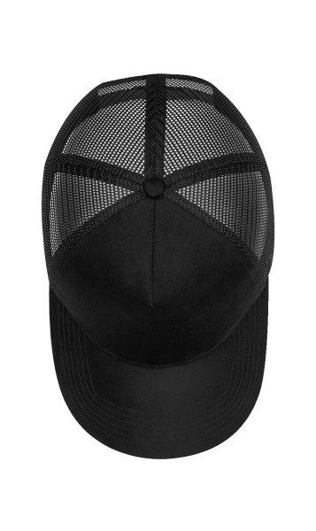 Suede Snapback Trucker  