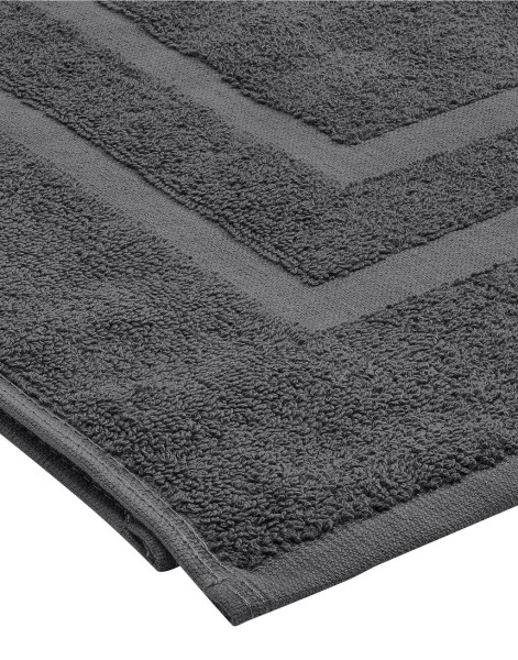 Tiber Bath Mat 50x70 cm Fekete 