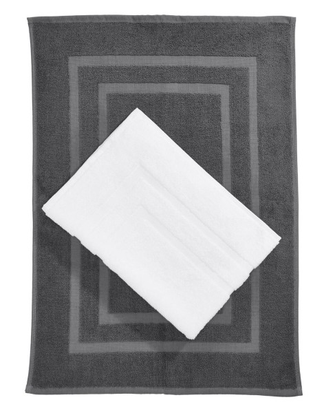 Tiber Bath Mat 50x70 cm Fekete 