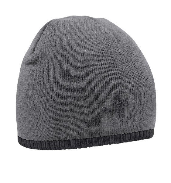 Two-Tone Beanie Knitted Hat  