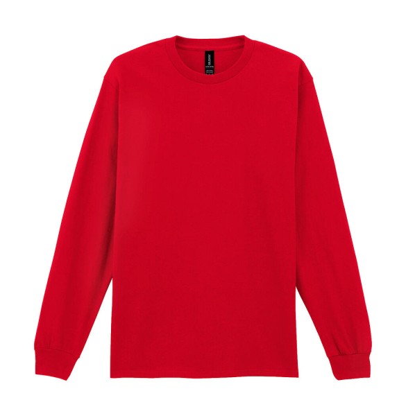 Ultra Cotton Adult T-Shirt LS Piros 