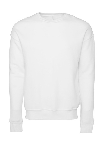 Unisex Drop Shoulder Fleece Fekete 