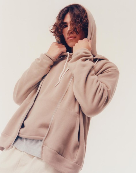 Unisex Poly-Cotton Full Zip Hoodie  