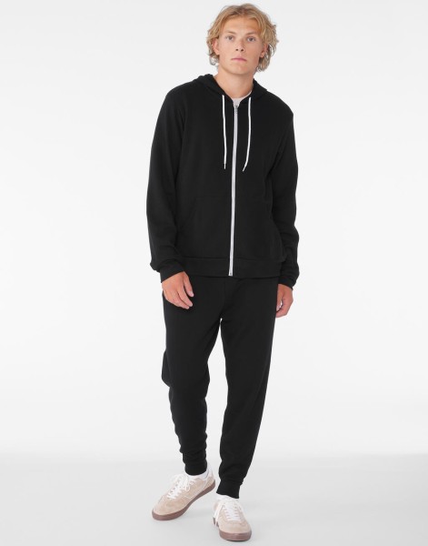 Unisex Poly-Cotton Full Zip Hoodie  