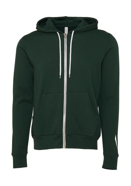 Unisex Poly-Cotton Full Zip Hoodie  