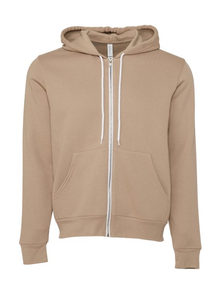 Unisex Poly-Cotton Full Zip Hoodie  
