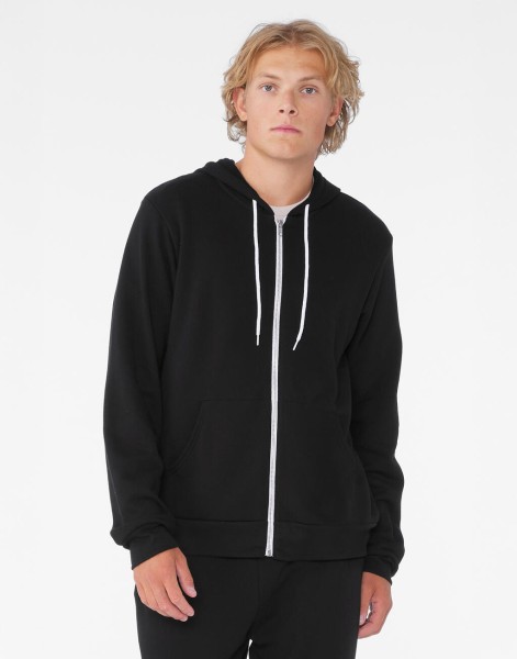 Unisex Poly-Cotton Full Zip Hoodie  