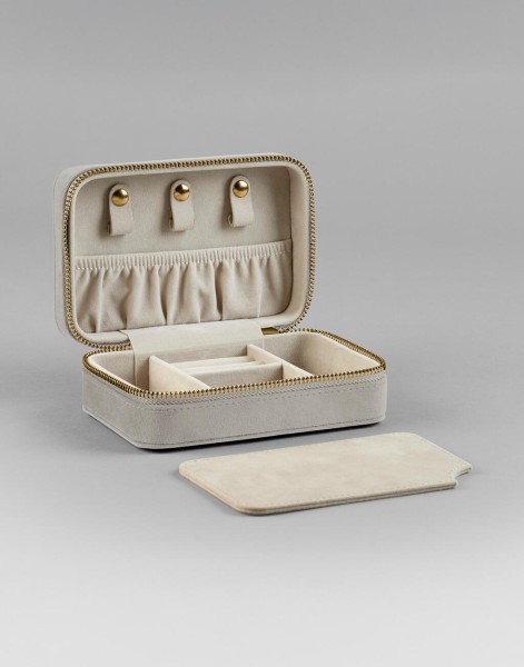Velvet Travel Jewellery Box  