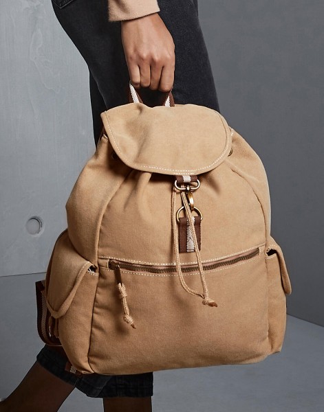 Vintage Canvas Backpack  