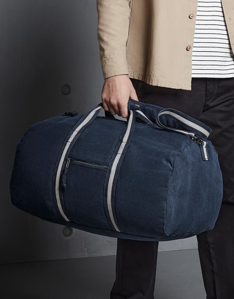 Vintage Canvas Holdall   