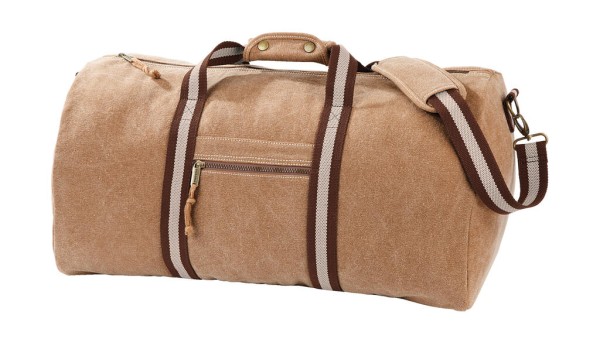 Vintage Canvas Holdall   