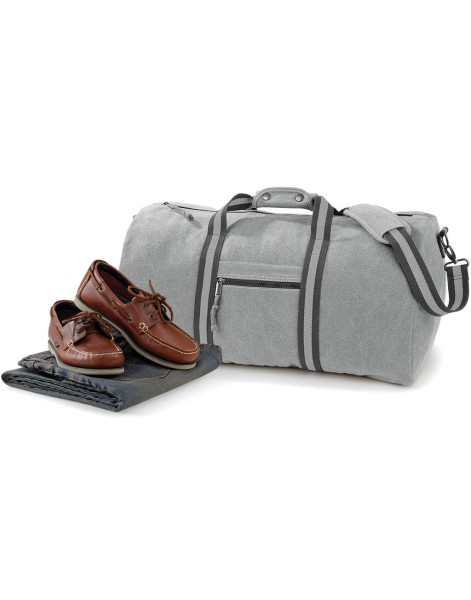 Vintage Canvas Holdall   
