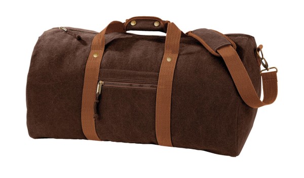 Vintage Canvas Holdall   