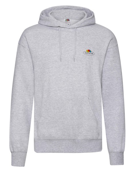 Vintage Hooded Sweat Classic Small Logo Print Fehér 