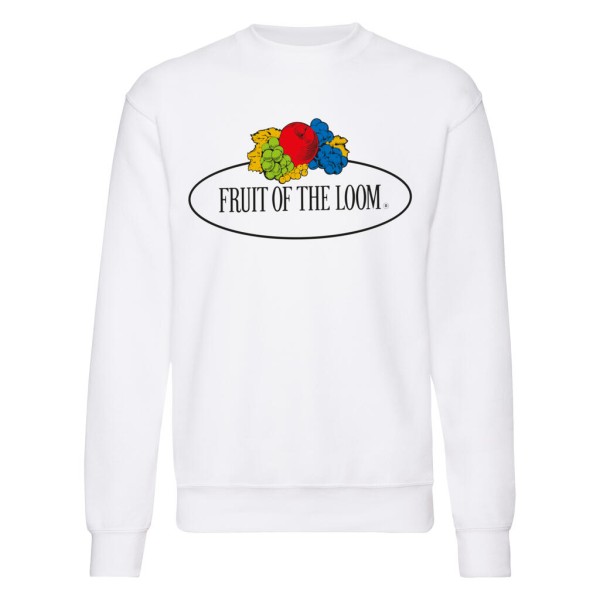 Vintage Sweat Set In Style Large Logo Print Fehér 