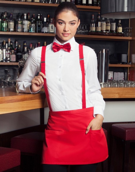Waist Apron Basic with Pockets Piros 