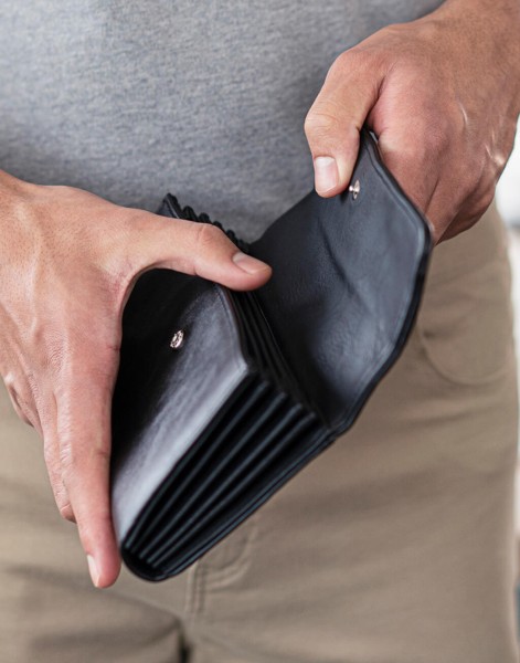 Waiter`s Wallet with Press Stud  