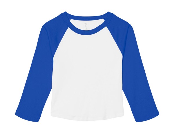 Women`s Micro Rib 3/4 Raglan Baby Tee  