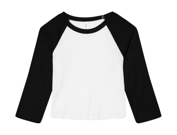 Women`s Micro Rib 3/4 Raglan Baby Tee  