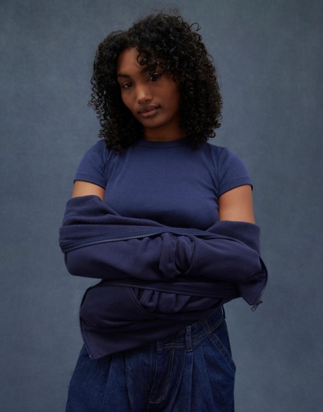 Women`s Micro Rib Baby Tee  