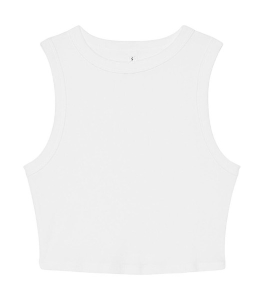 Women`s Micro Rib Muscle Crop Tank  