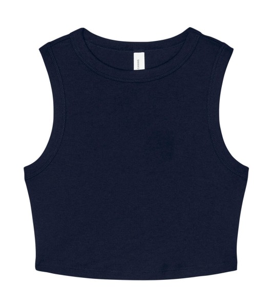 Women`s Micro Rib Muscle Crop Tank  