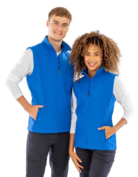 Women`s Recycled 2-Layer Printable Softshell B/W  