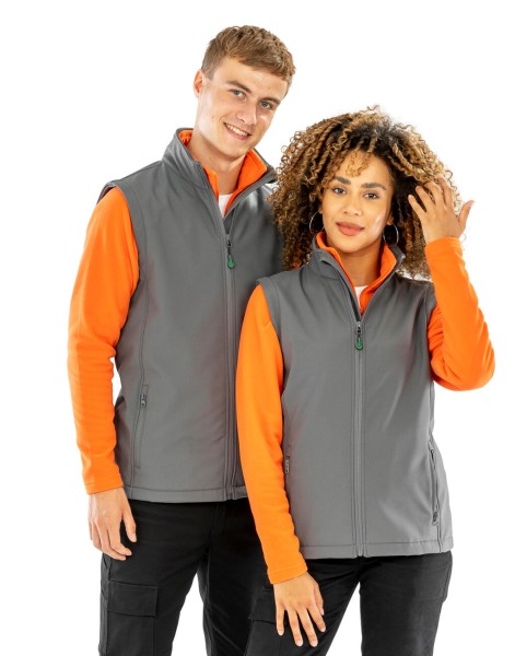 Women`s Recycled 2-Layer Printable Softshell B/W  