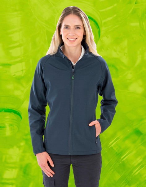 Women`s Recycled 2-Layer Printable Softshell Jkt  