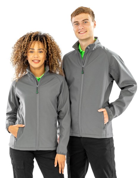 Women`s Recycled 2-Layer Printable Softshell Jkt  
