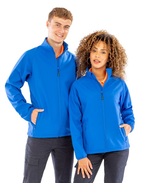 Women`s Recycled 2-Layer Printable Softshell Jkt  
