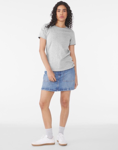 Women`s Relaxed CVC Jersey Short Sleeve Tee  