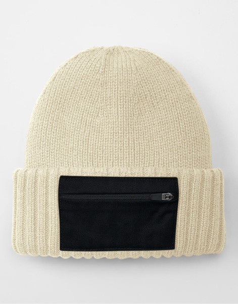 Zip Patch Beanie  