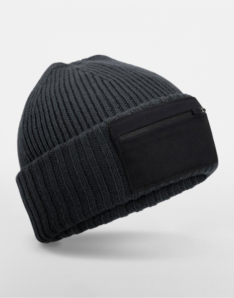 Zip Patch Beanie  