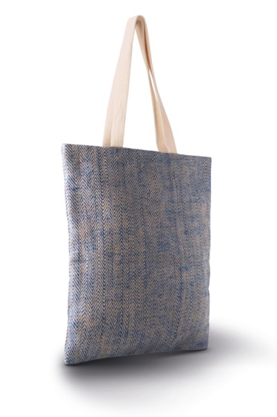 100% NATURAL YARN DYED JUTE BAG Barna 