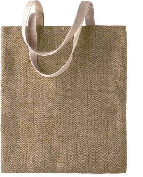 100% NATURAL YARN DYED JUTE BAG Barna 