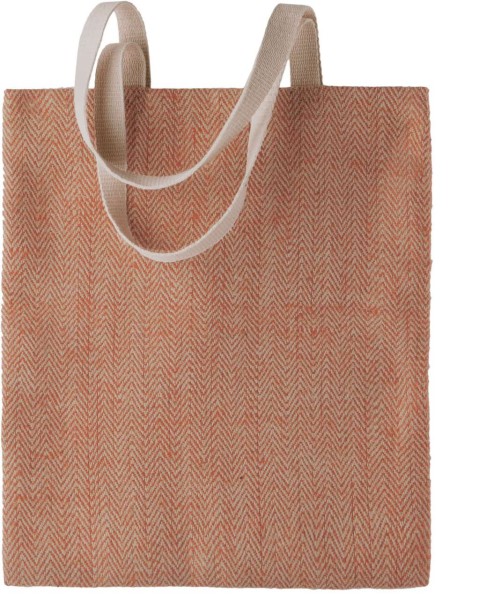 100% NATURAL YARN DYED JUTE BAG Barna 