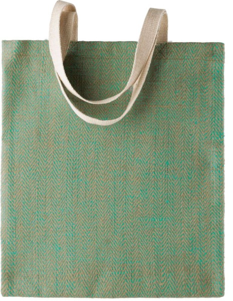 100% NATURAL YARN DYED JUTE BAG Barna 