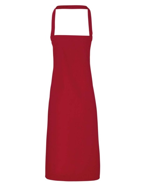 100% ORGANIC COTTON BIB APRON Piros 