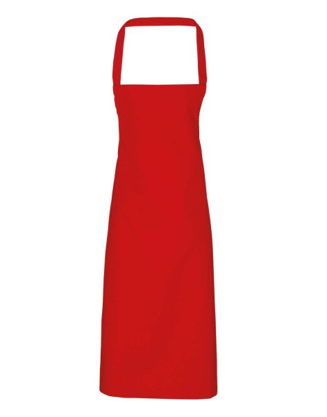 100% ORGANIC COTTON BIB APRON Piros 