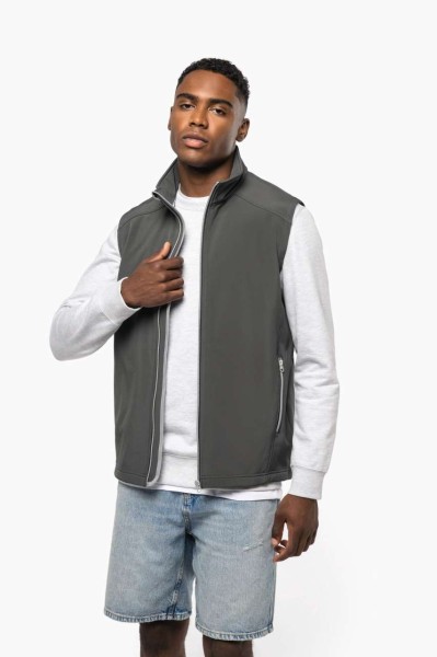 2-LAYER SOFTSHELL BODYWARMER Kék 
